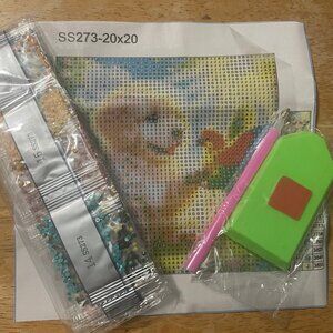 Dog diamond painting